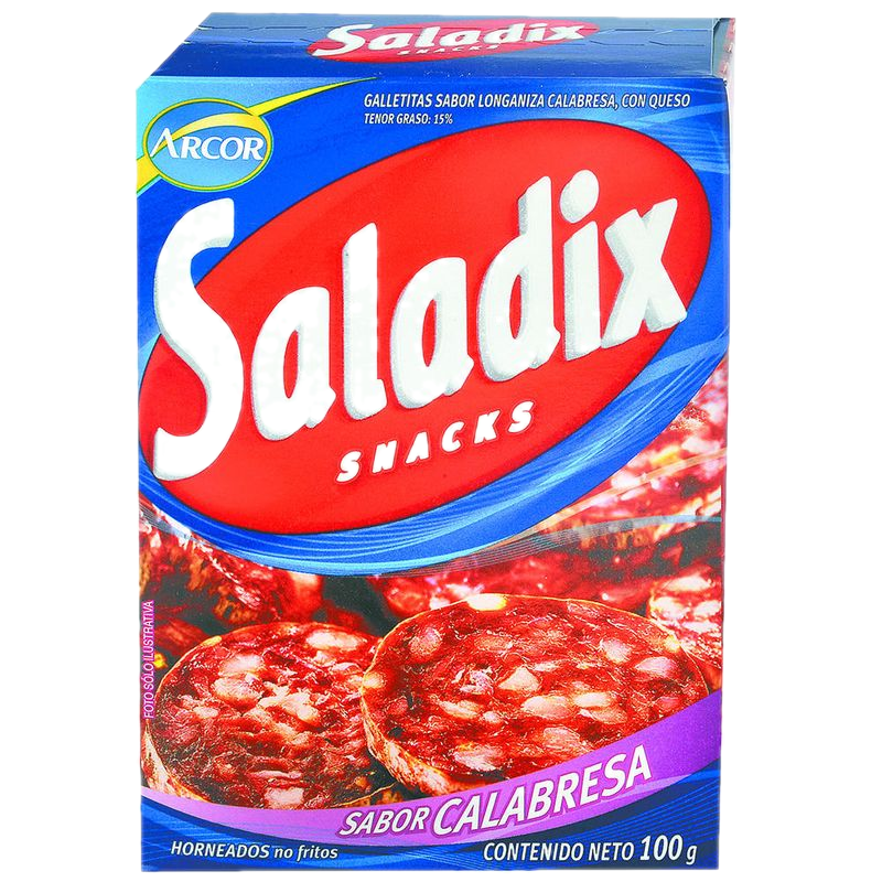 Galletita Snack Saladix Calabresa