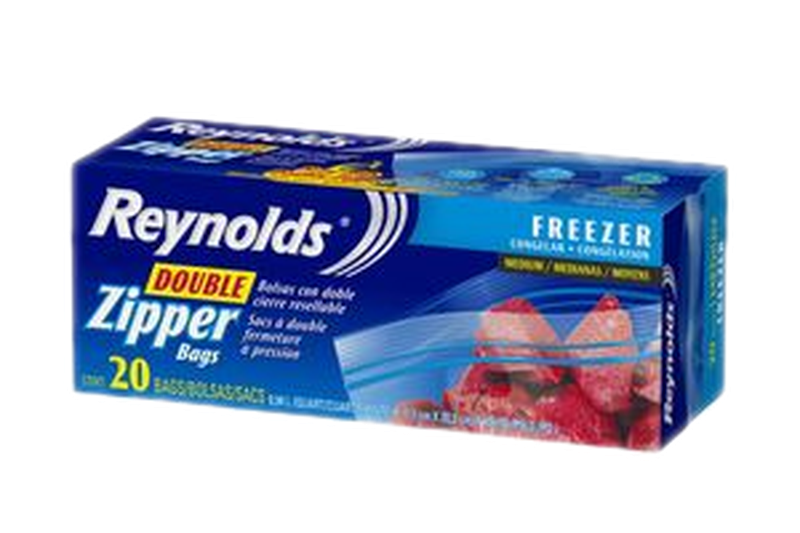 Bolsa Para Freezer Reynolds Con Cierre 20 Unidades 20 X 17 Cm