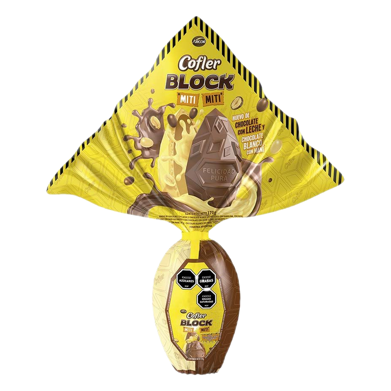 Huevo De Pascua Cofler Block Miti Miti 170 G