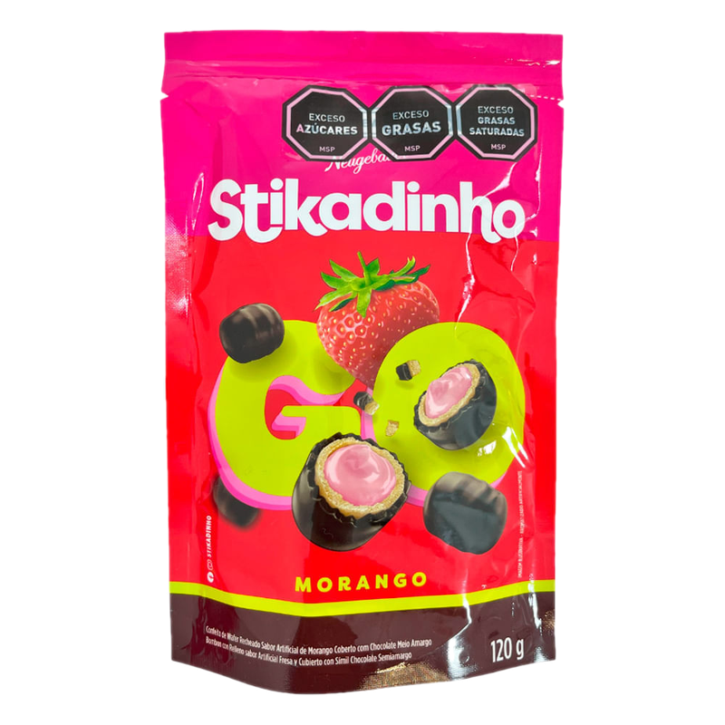 Chocolate Sticadinho Bib's Pouch 120 G
