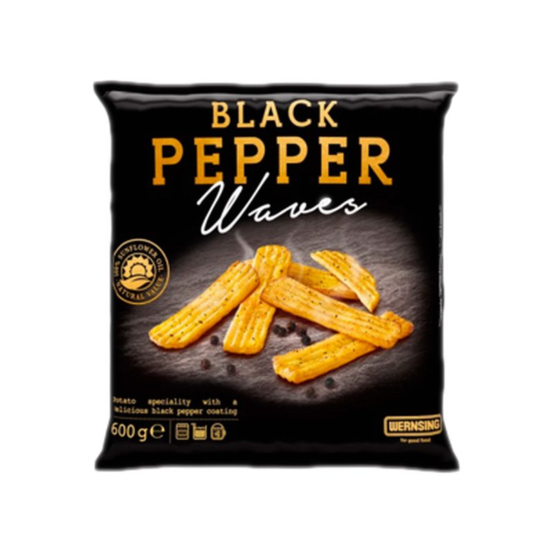 Croquetas Wernsing Waves Pimienta Negra 600 G