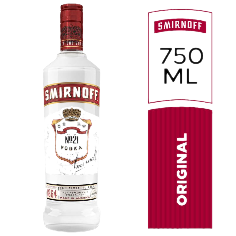 Vodka Smirnoff Red 750 Ml