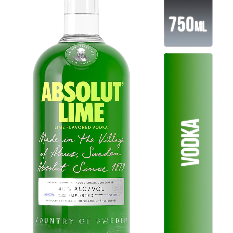 Vodka Absolut Lime 750 Ml