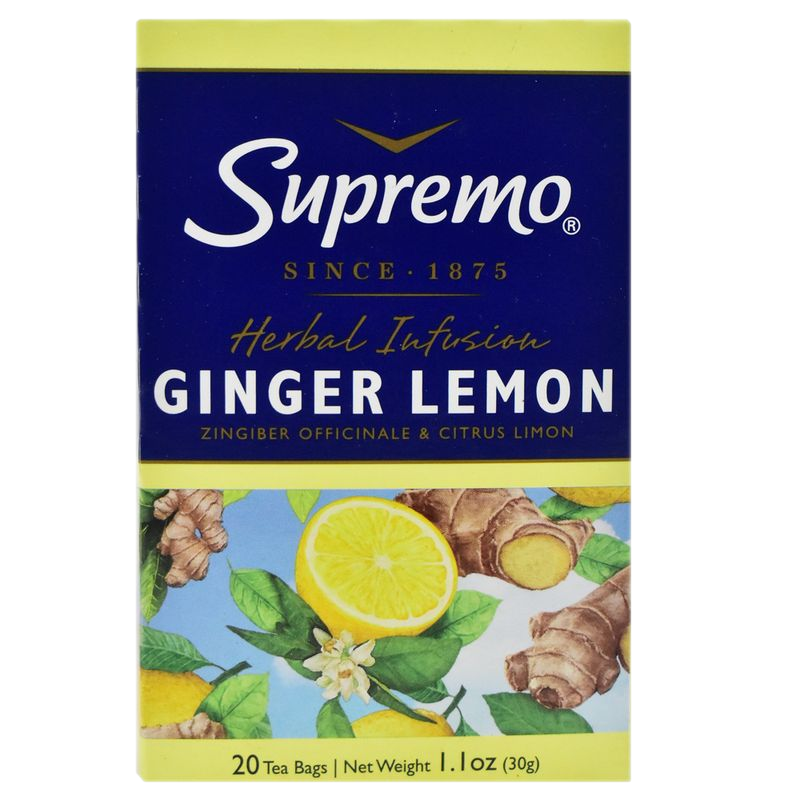 Té Jengibre Con Limón Supremo 20 Sobres