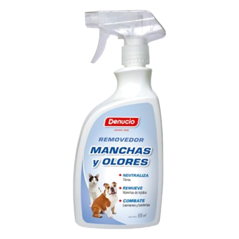Removedor Denucio Manchas Y Olores De Mascotas 650 Ml