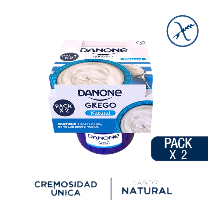 Yogur Danone Griego Natural 180 G