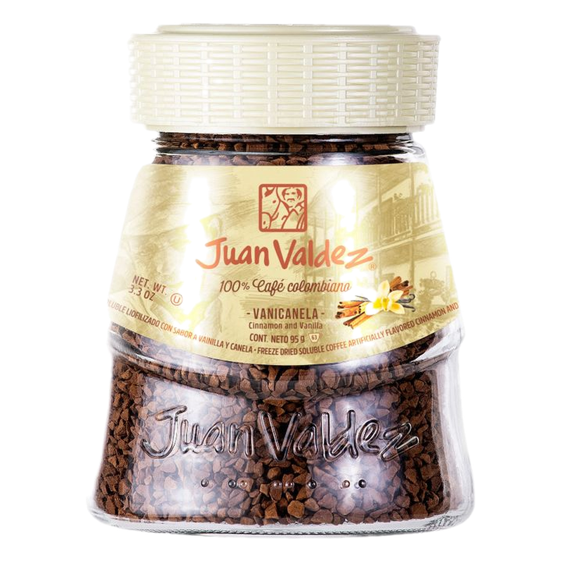 Café Instantáneo Juan Valdez Liofilizado Vainilla Y Canela 95 G