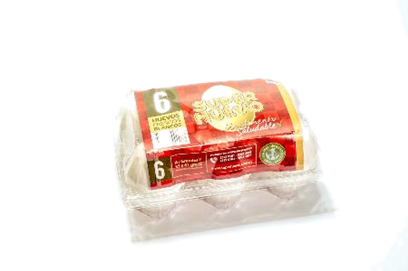 Huevos Super Huevo Blancos 6 Unidades