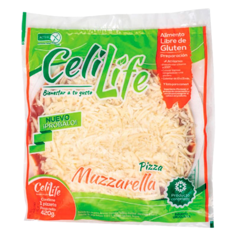 Pizzeta Con Muzzarella Sin Glúten X Un.
