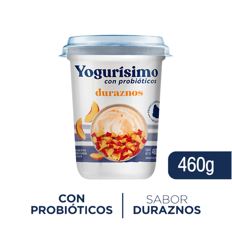 Yogur Natural De Durazno Yogurisimo 460 G
