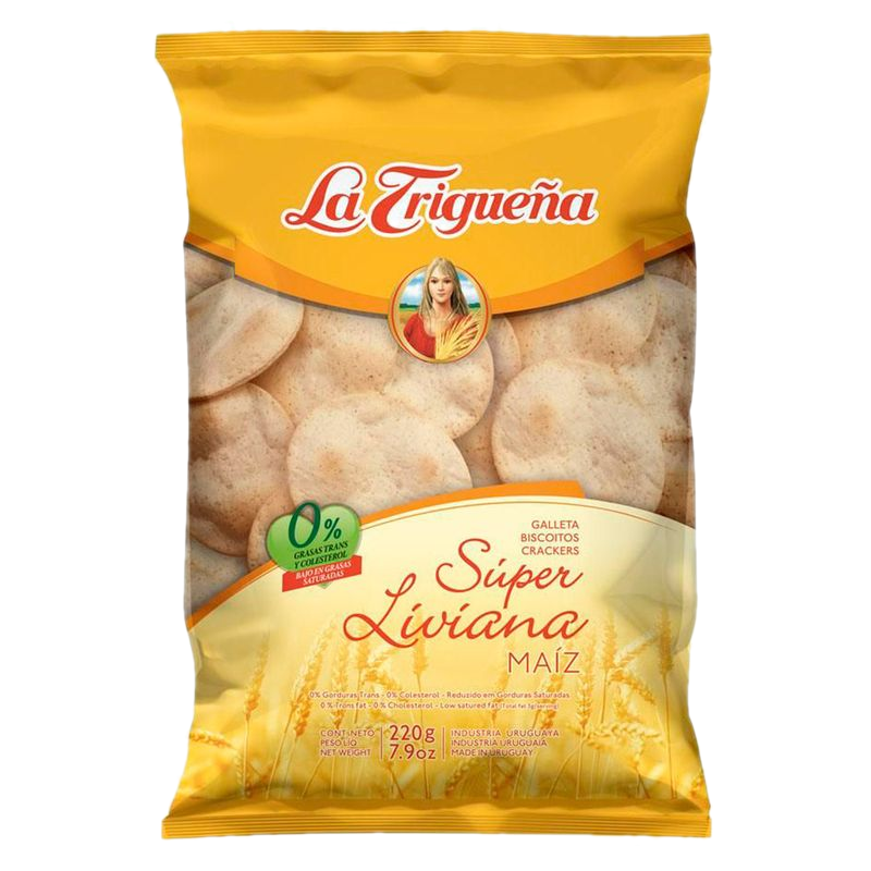 Galleta La Trigueña Super Liviana Maiz 220 G