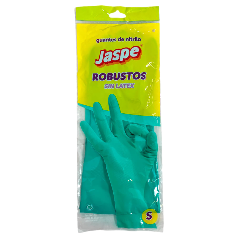 Guantes De Nitrilo Super Fuertes Jaspe Chico