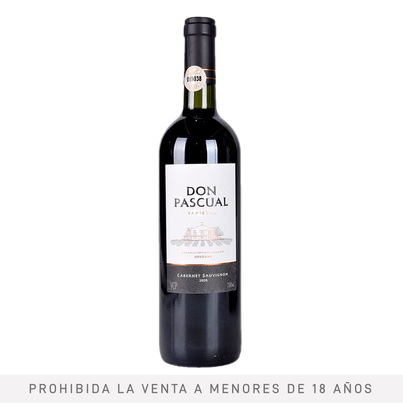Vino Tinto Fino Don Pascual Cabernet Sauvignon 750 Ml