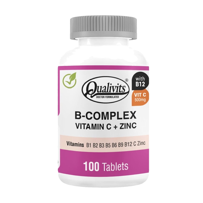 Suplementos Qualivits B-complex & Vitamina C Pead 100 Unidades