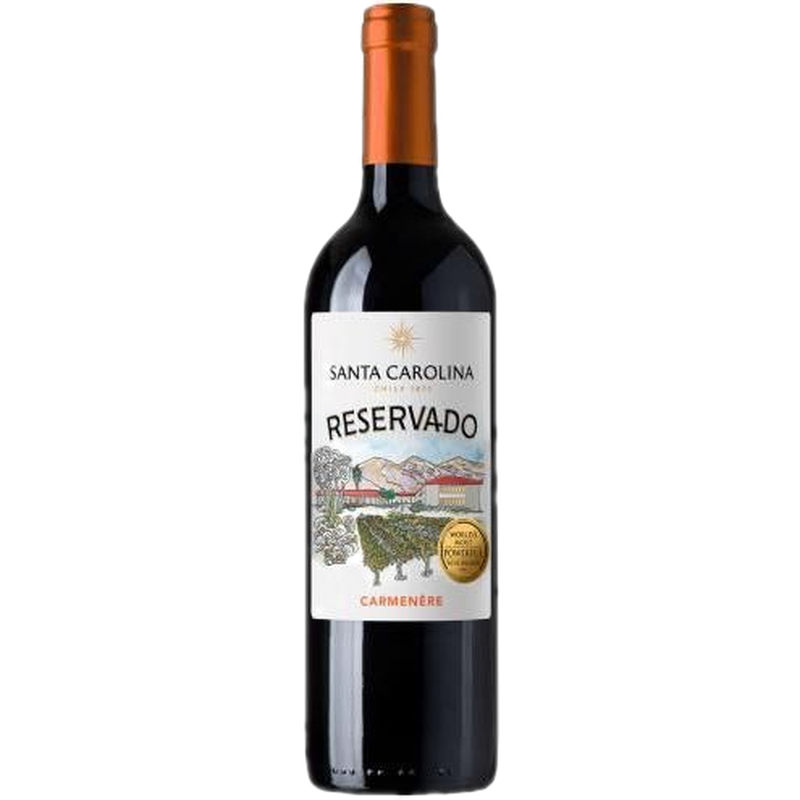 Vino Tinto Santa Carolina Reservado Carmenere 750 Ml
