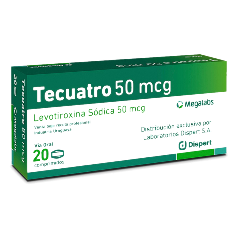 Tecuatro 50 Mcg X 20 Comprimidos