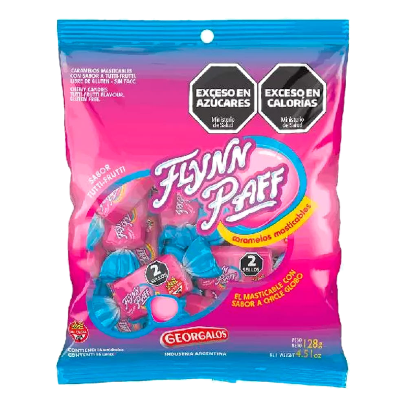 Caramelos Tutti Frutti Flynn Paff 128 G