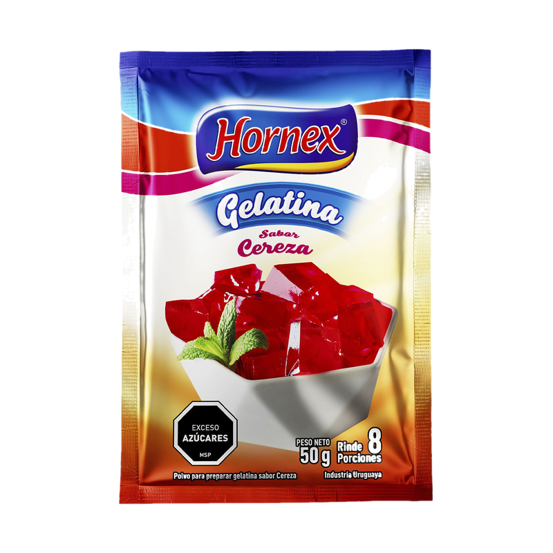 Gelatina Hornex Cereza 50 G