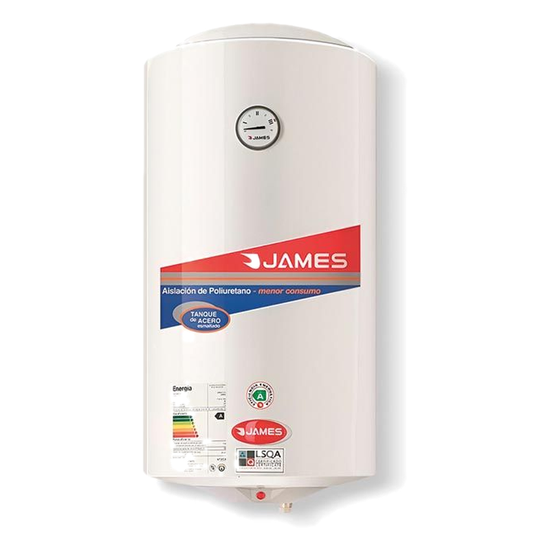 Calefon Termotanque James 60 L Clase A Tanque De Acero