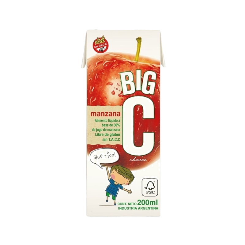 Jugo Big C Manzana 200 Ml