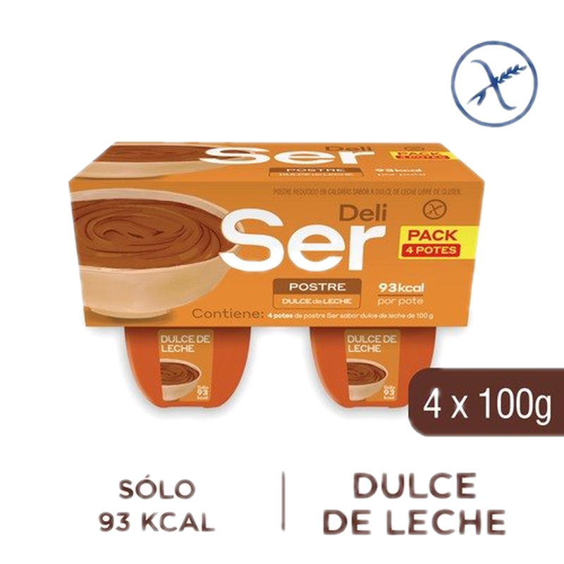 Postre Ser 4 Unidades D.de Leche
