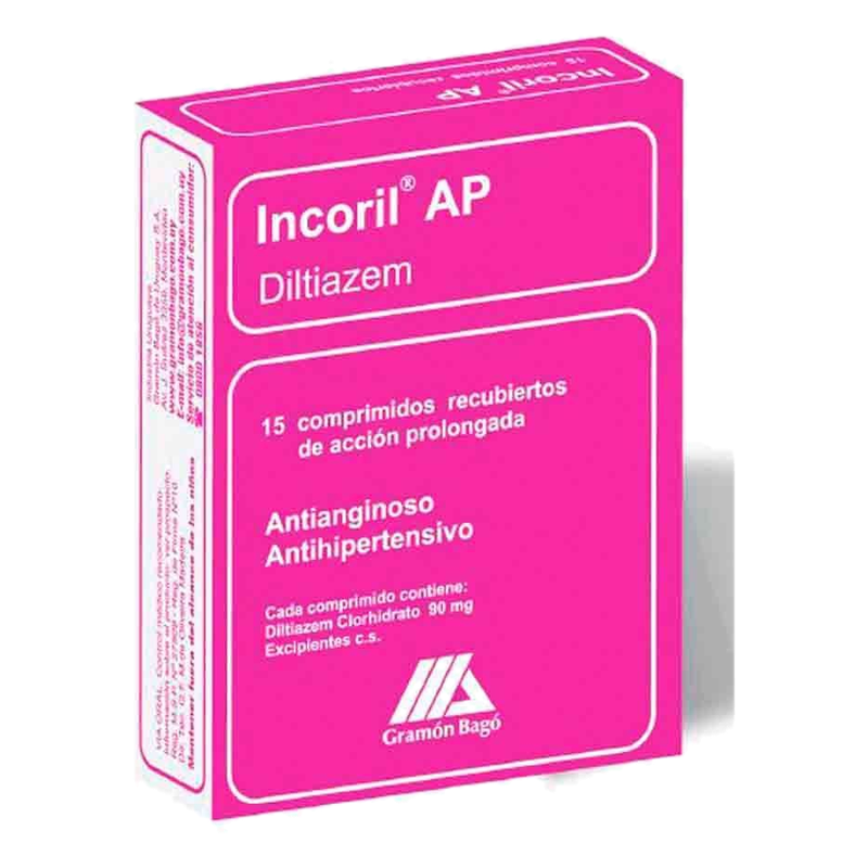 Incoril Ap 90 Mg [15 Comp.]
