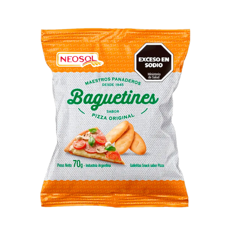 Snack Baguetines Pizza 70 G