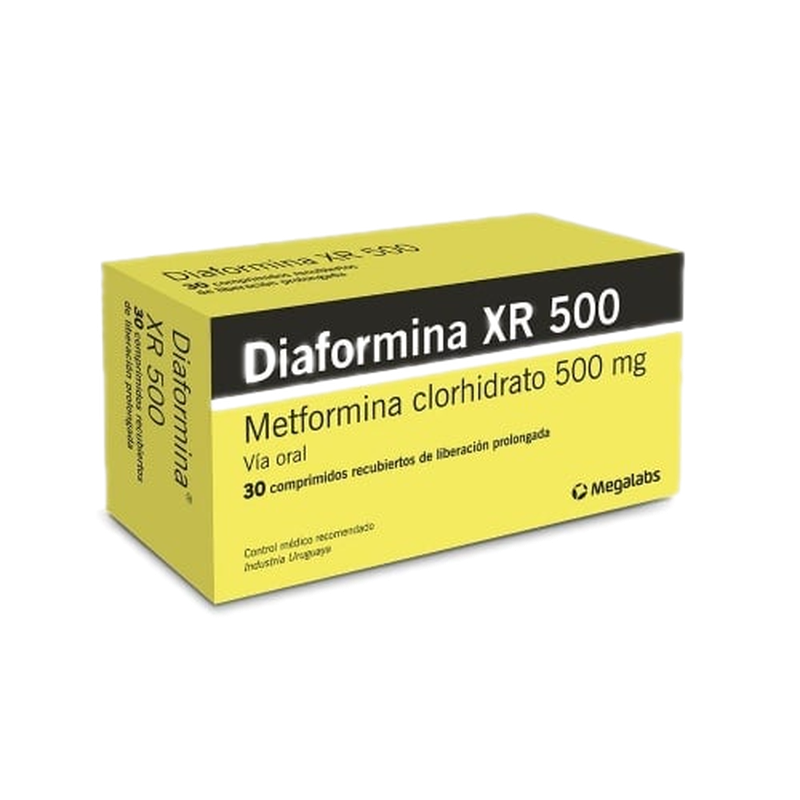 Diaformina Xr 500 Mg 30 Comprimidos