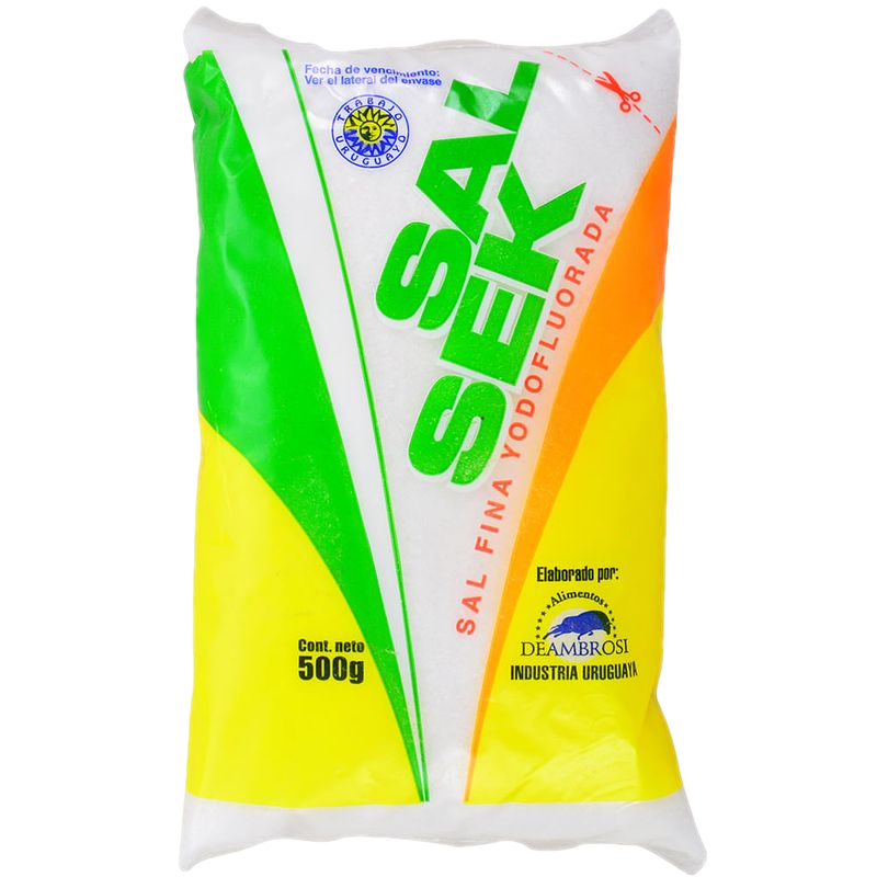 Sal Fina Sal Sek Yodada Fluorada 500 G