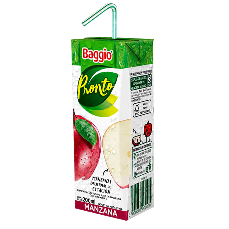 Jugo Baggio Manzana 200 Ml