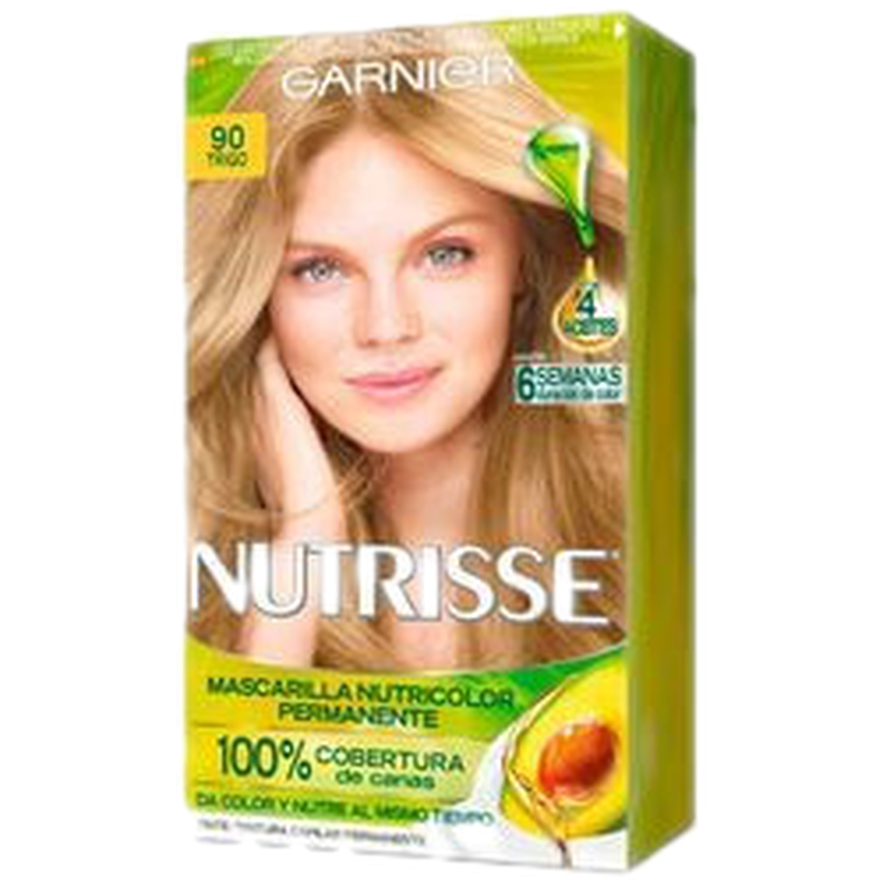 Coloracion Garnier Nutrisse 90 Trigo Rubio Claro