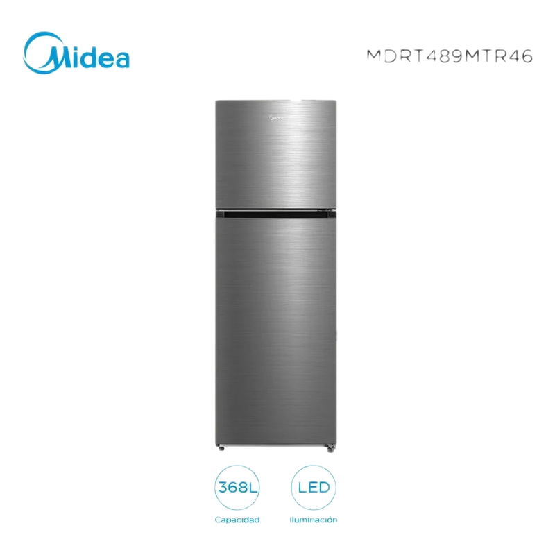 Refrigerador Midea Mdrt489mtr46 368 L Frío Seco Inverter Inox Clase A