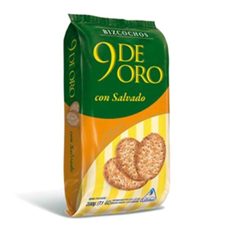 Galletas Salvado 9 De Oro 200 G