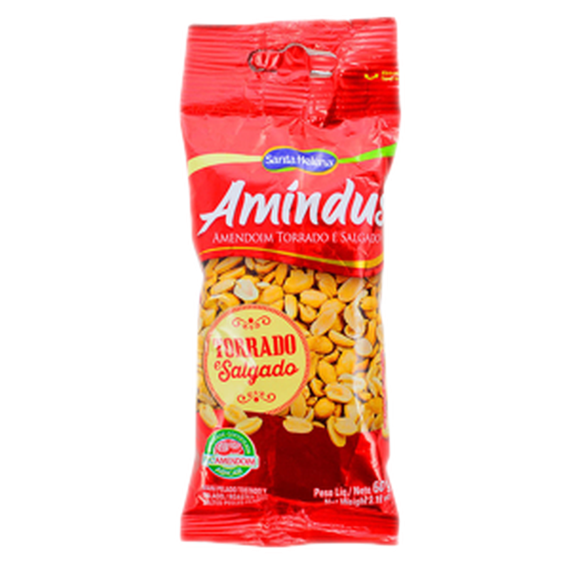Maní Pelado Y Salado Amindus Santa Helena 60 G