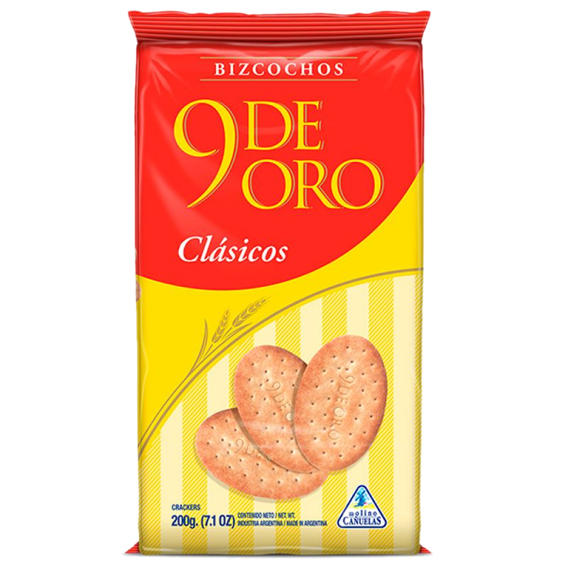 Galletas Saladas Clásicas 9 De Oro 200 G