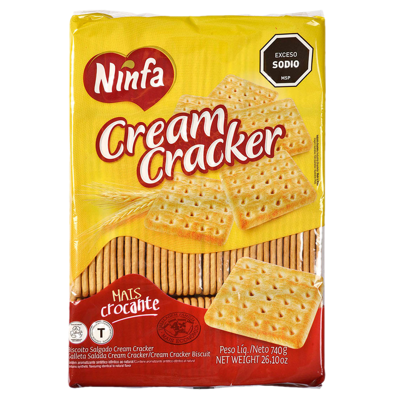 Galletas Cream Cracker Ninfa 740 G