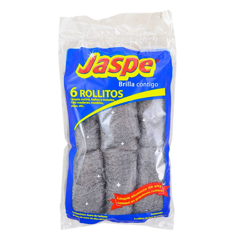 Esponja Limpia Aluminio Jaspe 6 Unidades