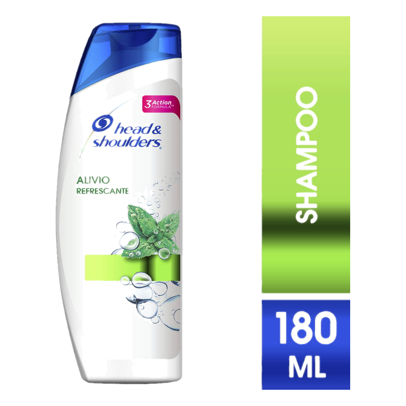 Shampoo Head & Shoulders Alivio Refrescante 180 Ml