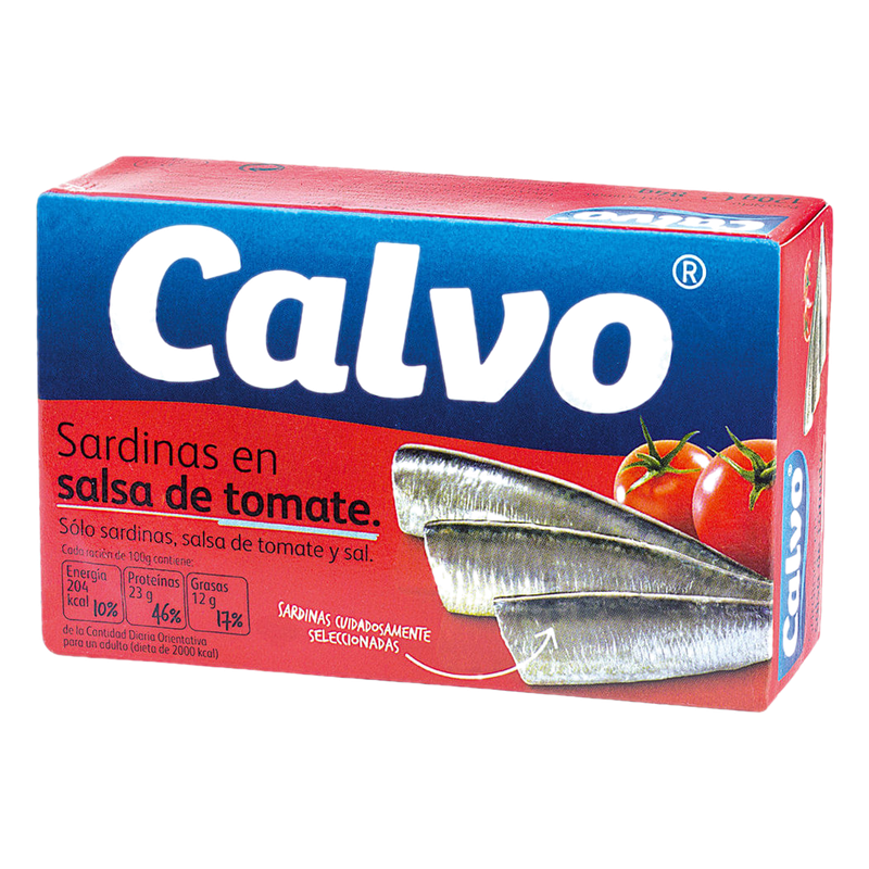 Sardinas En Salsa De Tomate Calvo 125 G