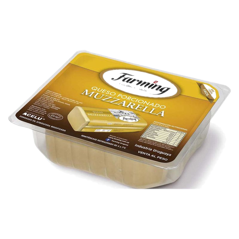 Queso Muzzarella Fraccionado Farming 400 G