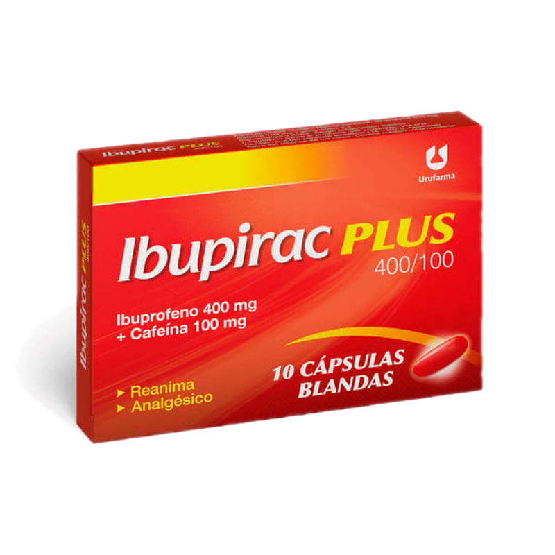 Ibupirac Plus 400 Mg / 100 Mg 10 Cápsulas Blandas