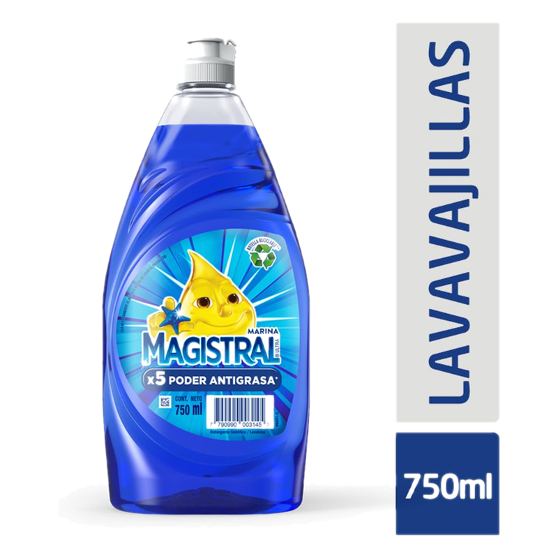 Detergente Magistral Marina Botella 750 Ml