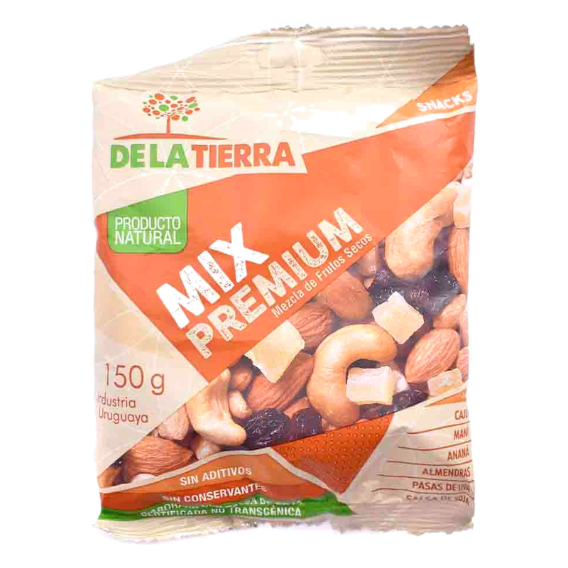 Mix De Frutas Secas Premium De La Tierra Sachet 150 G