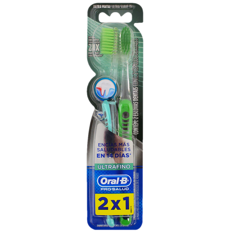 Cepillo Dental Oral-b 2 1 Pro-salud Ultrafino