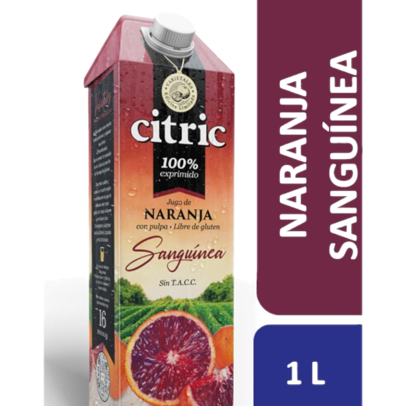 Jugo Citric Naranja Sanguinea 1 L