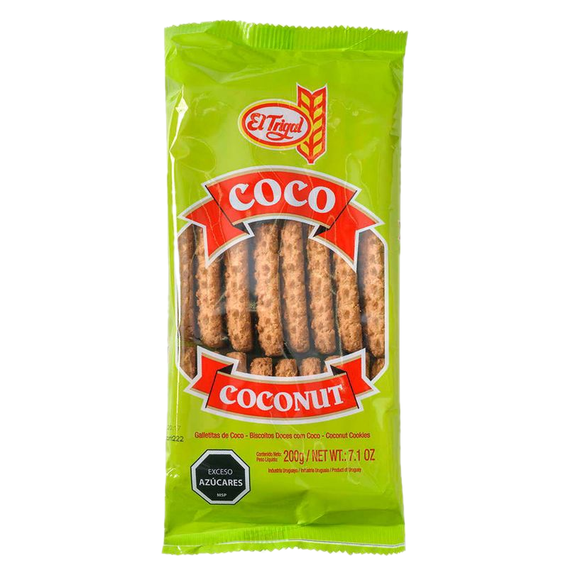 Galletita El Trigal De Coco 200 G