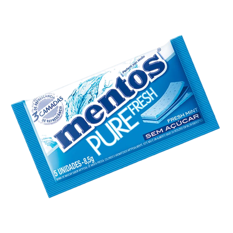 Chicles Mentos Sin Azúcar 3 Layer Freshmint