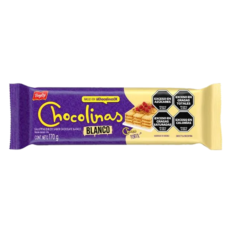 Galletitas Chocolinas Blanco Bagley 170 G
