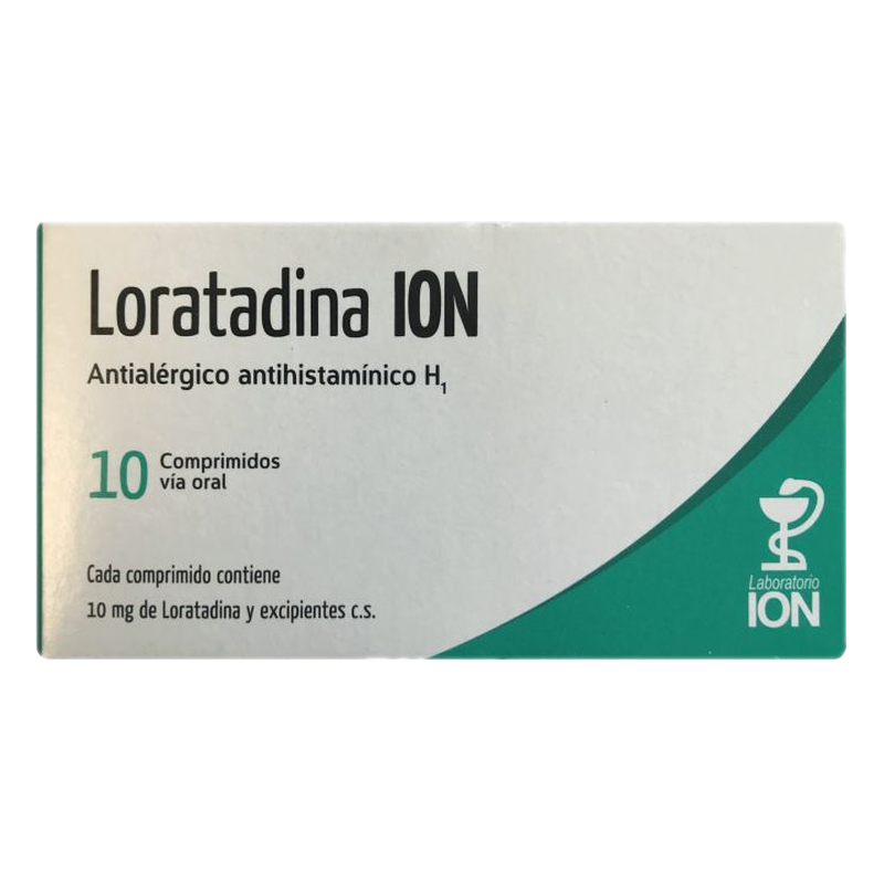 Loratadina Ion 10 Mg X 10 Comprimidos