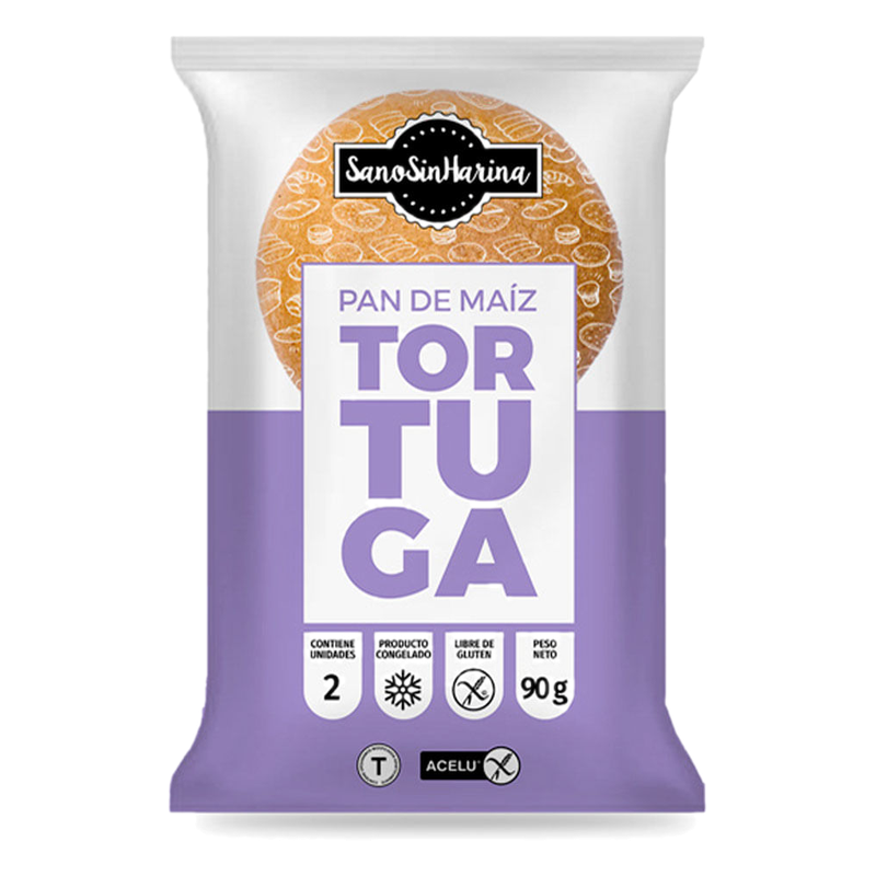Tortuga Sin Gluten Sanosinharina 2 Unidades